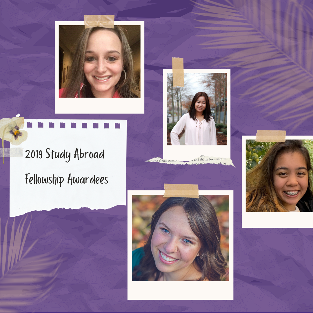 2019 Study Abroad Fellowship Awardees