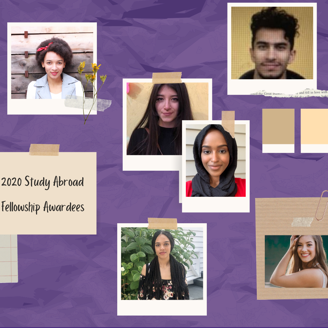 2020 Study Abroad Fellowship Awardees