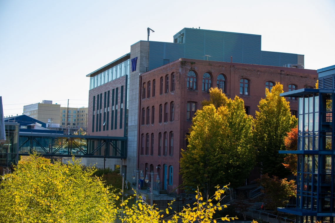 Milgard School of Business Campus in Fall