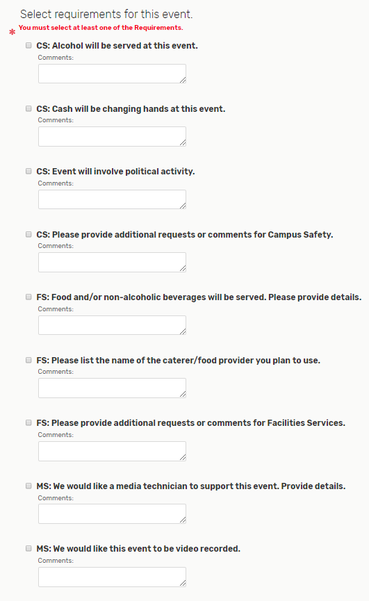 requerements