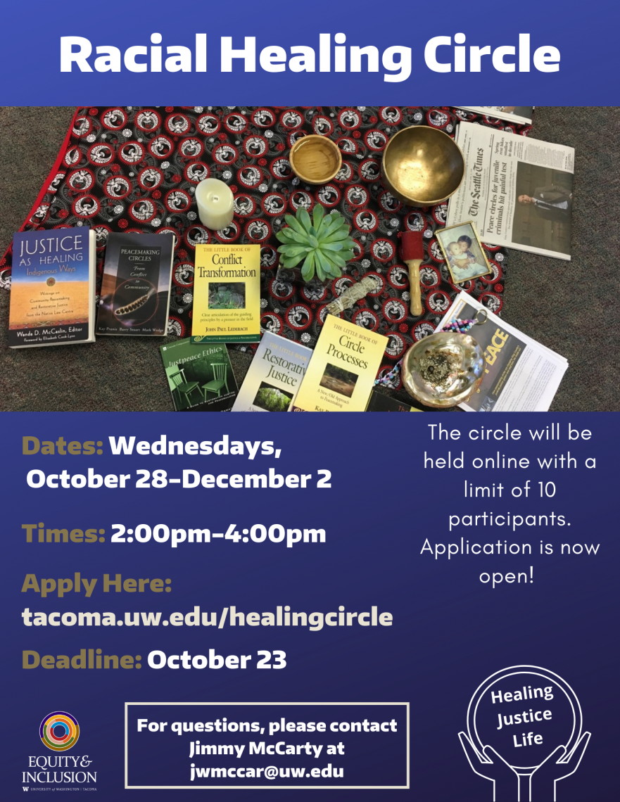 racial healing circle autumn 2020 poster