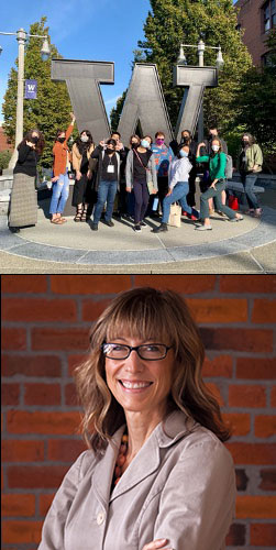 EdS Program first class (above), Dr. Laura Feuerborn (below)