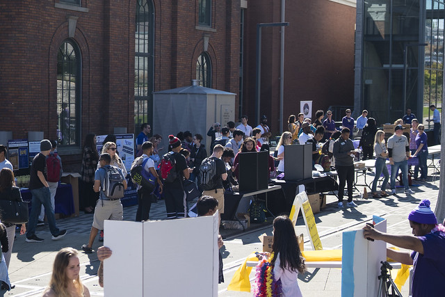 Student Involvement Fair on the PLT