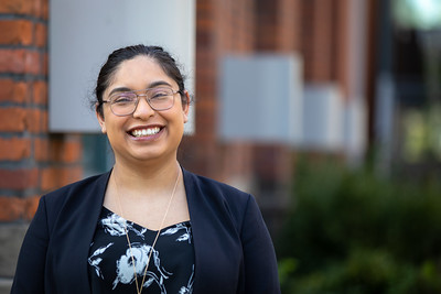 PPPE Student on UW-T Campus