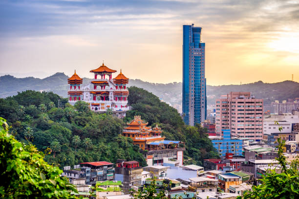 Old and new skyline in Taiwan