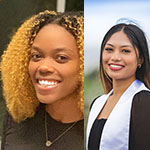 Kaela Jones and Kalea Velasco-Cosare, current BA Healthcare Leadership Students