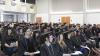 Hooding in the WPH building during the 2019 ceremony at UW Tacoma