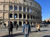 Image of Jovany standing in front of the Colosseum