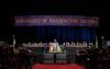 Wide view of stage at 2013 UW Tacoma Commencement at Tacoma Dome