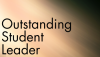 Outstanding Student Leader Banner