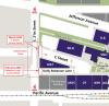 Map of construction work on 21st Street